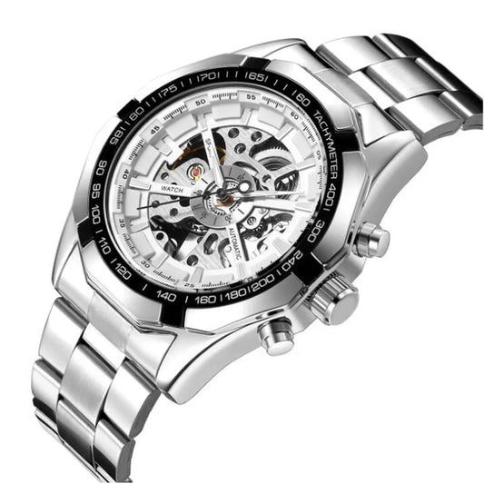 Men Watches Top Brand Luxury Fashion Skeleton Watch Men Automatic Mechanical Watches Stainless Steel Men Watches Horloge Heren