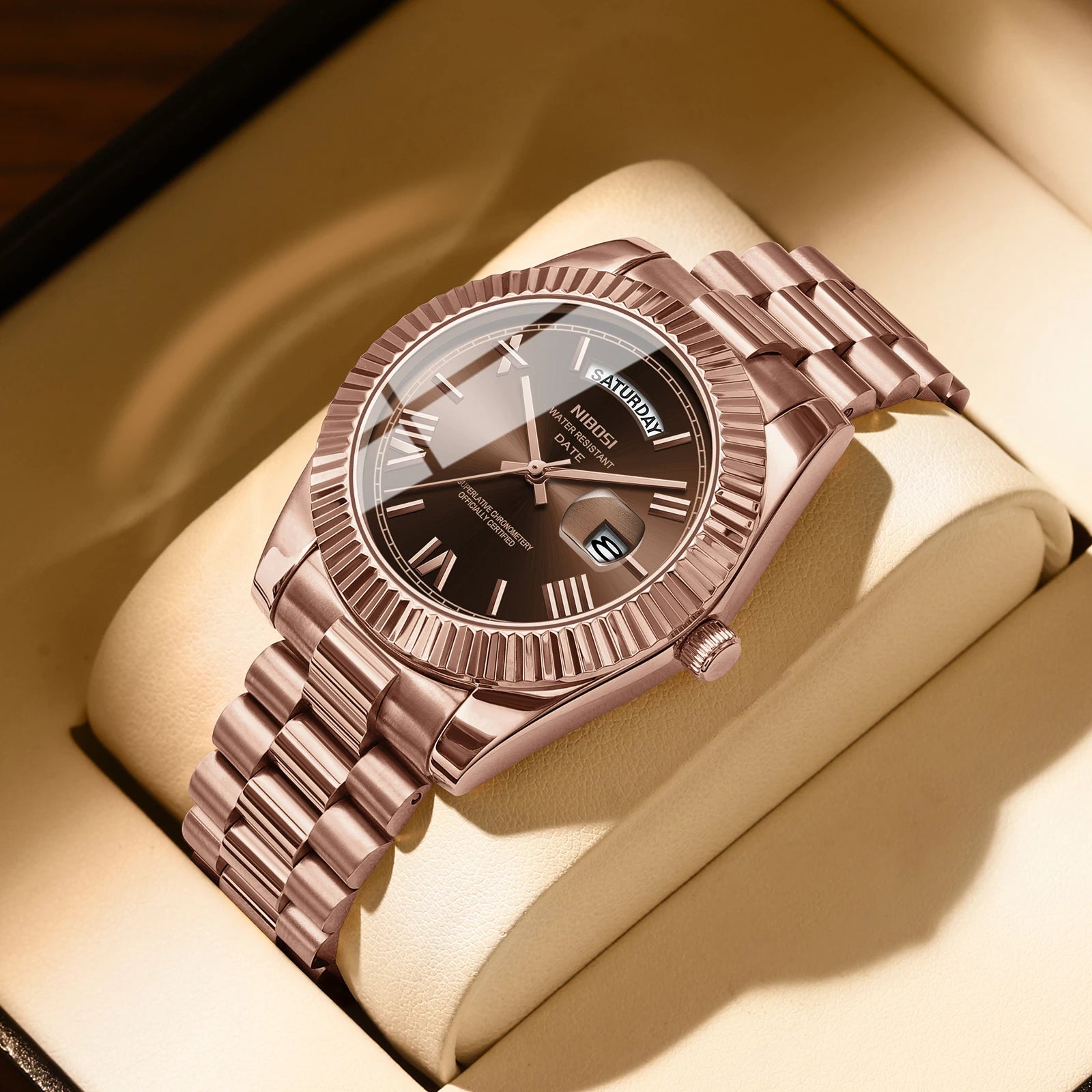 Men Watches Analog Quartz Stainless Steel Watches for Men Waterproof Business Classic Desiger Wrist Watch Day Date Reloj