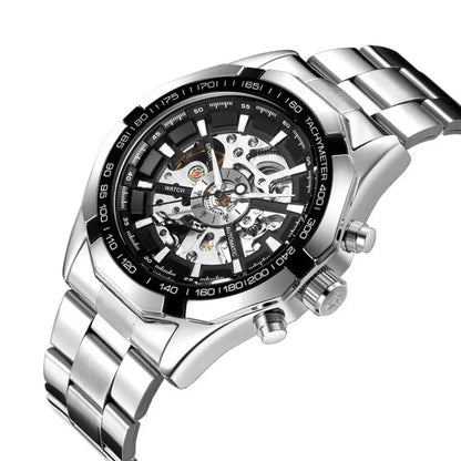 Men Watches Top Brand Luxury Fashion Skeleton Watch Men Automatic Mechanical Watches Stainless Steel Men Watches Horloge Heren