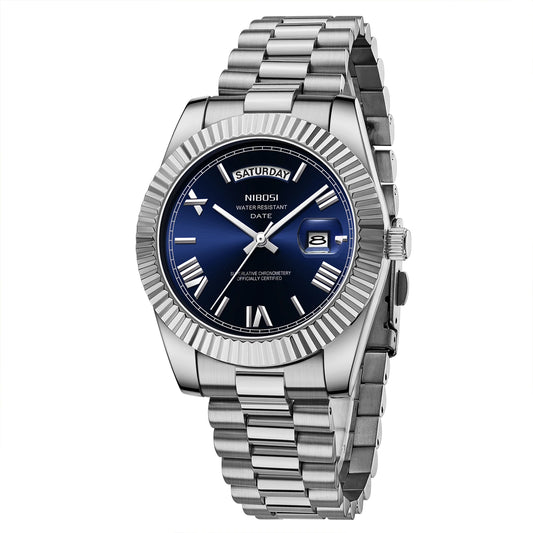 Men Watches Analog Quartz Stainless Steel Watches for Men Waterproof Business Classic Desiger Wrist Watch Day Date Reloj
