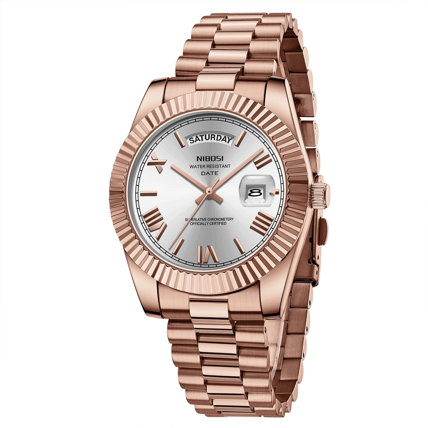 Men Watches Analog Quartz Stainless Steel Watches for Men Waterproof Business Classic Desiger Wrist Watch Day Date Reloj