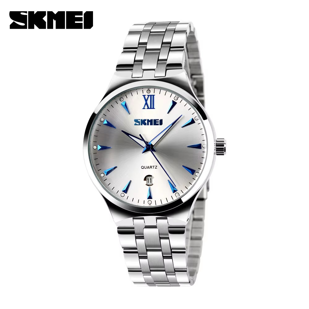 Quartz Watch Men Watches Luxury Brand Sport Full Steel Casual Business Wrist Watch Clock Male Waterproof Relogio Masculino