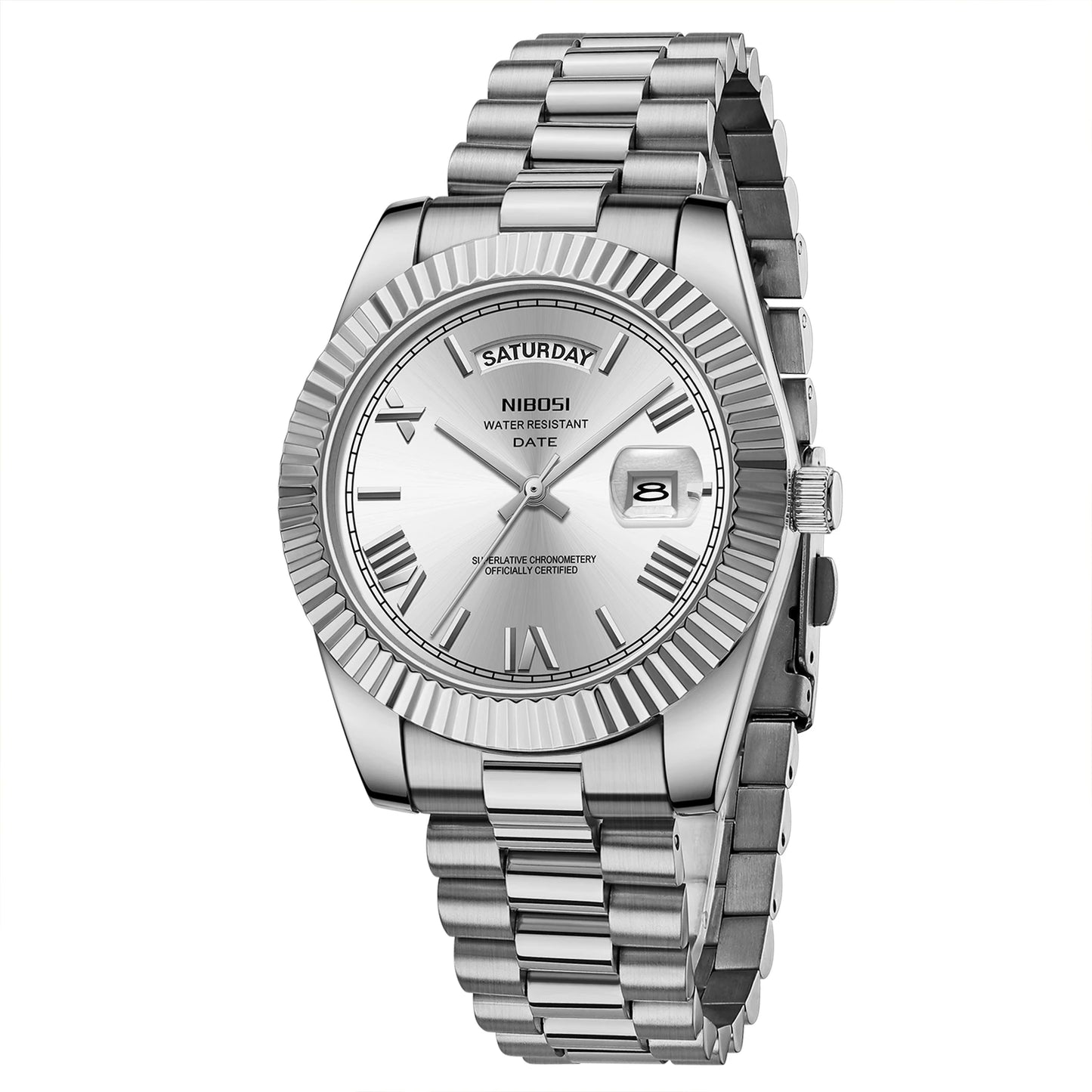 Men Watches Analog Quartz Stainless Steel Watches for Men Waterproof Business Classic Desiger Wrist Watch Day Date Reloj