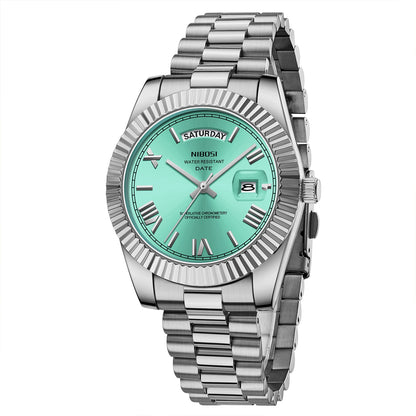 Men Watches Analog Quartz Stainless Steel Watches for Men Waterproof Business Classic Desiger Wrist Watch Day Date Reloj